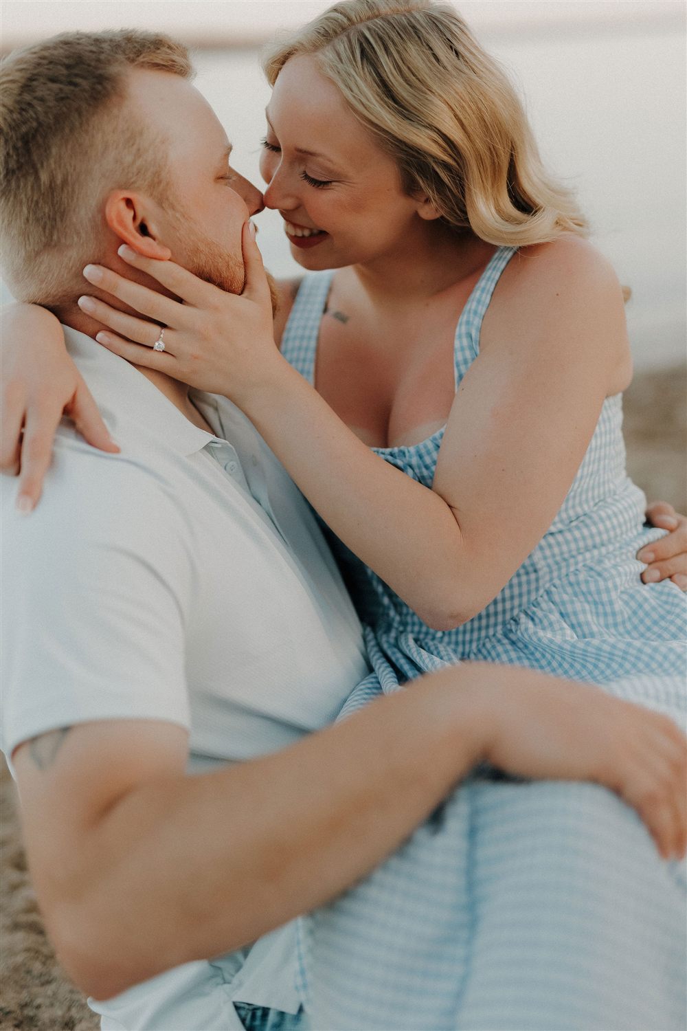 Engagement session at the beach