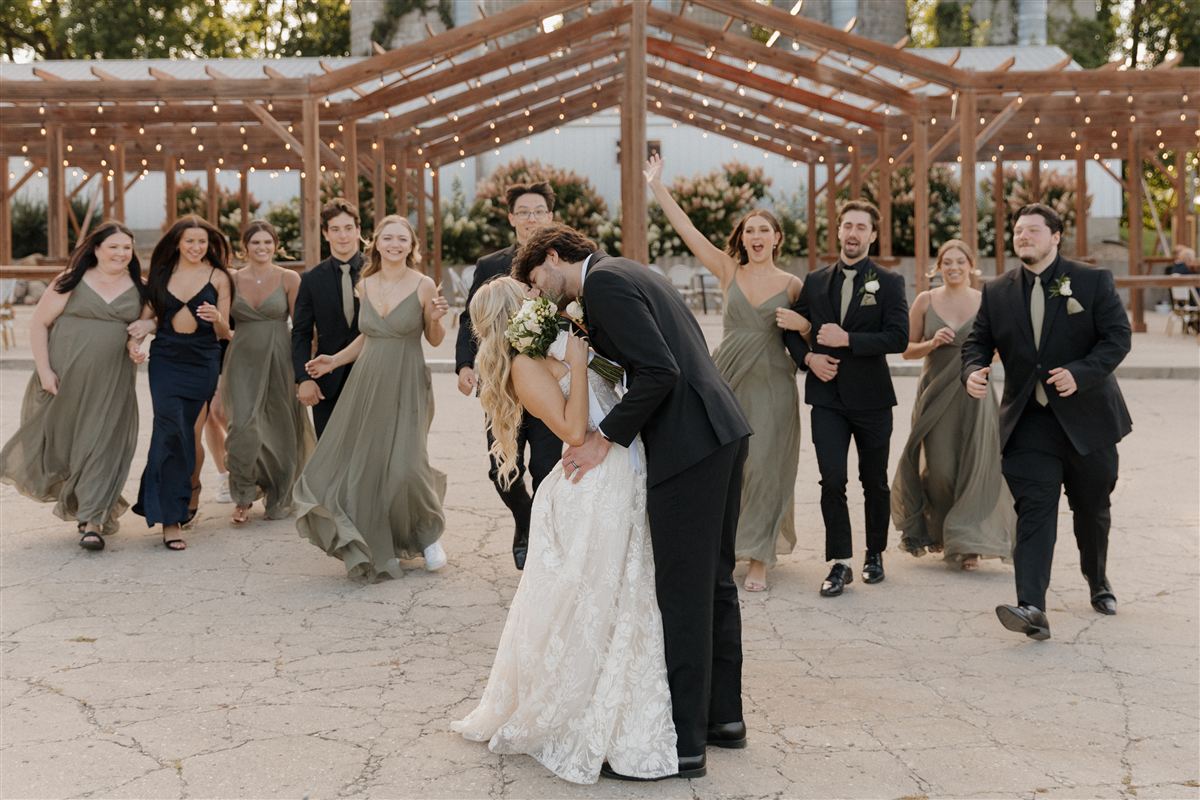 Wedding party celebration